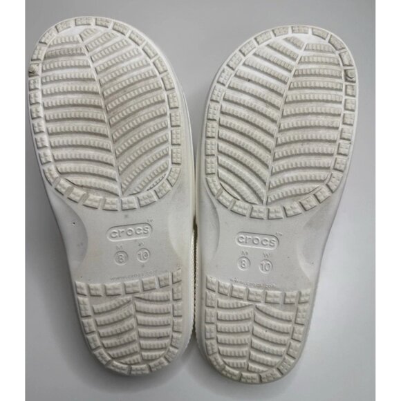 Crocs Classic Tie dye Graphic Slide Women's 8 Mens 10 Sandal Slip On Shoes - Picture 10 of 11